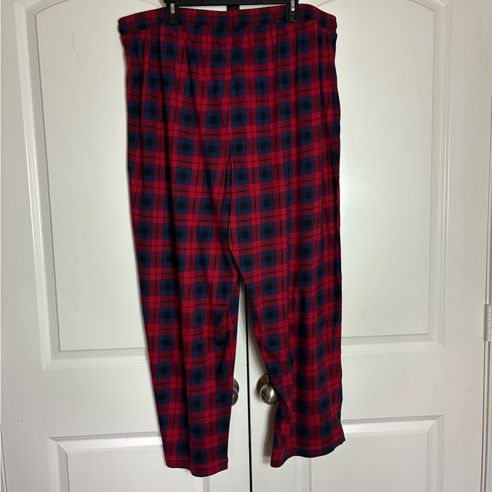 Torrid Pajama Bottoms Red & Blue Vintage Plaid, Soft, Stretchy Waist NWT 3X - Picture 5 of 10